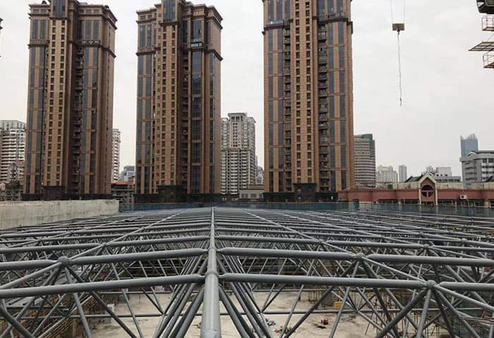 静安螺栓球网架结构